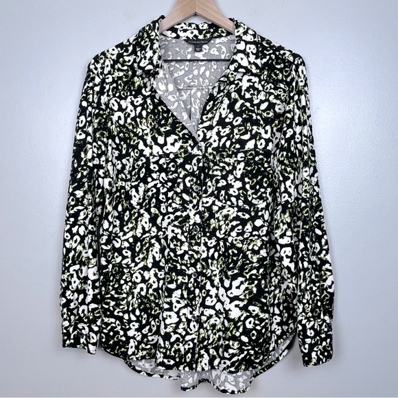 Rock & Republic Tops - Rock & Republic Women's Button Down Blouse in Neon Animal Print Size M; Colorful
